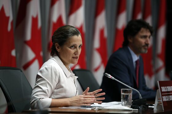 Trudeau Turns to Trusted Aide Chrystia Freeland to Guide Economic Recovery