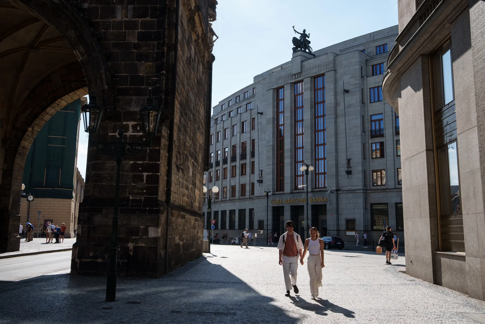 The Czech central bank in Prague.