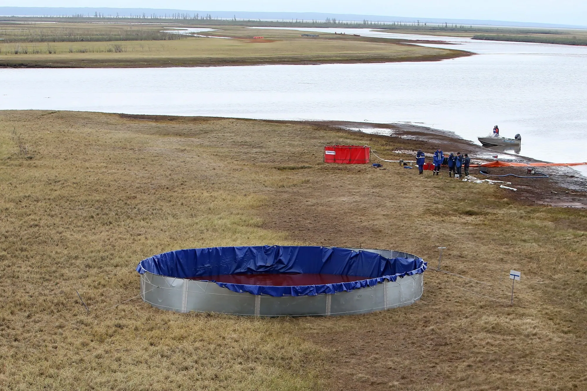 Cleaning up the soil and waterways of the Arctic region.
