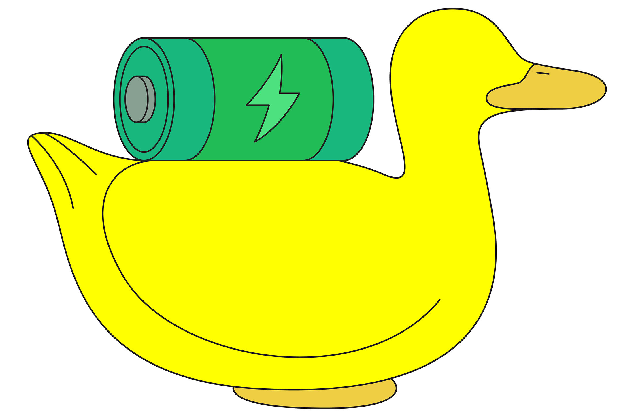 Duck Curve illustration