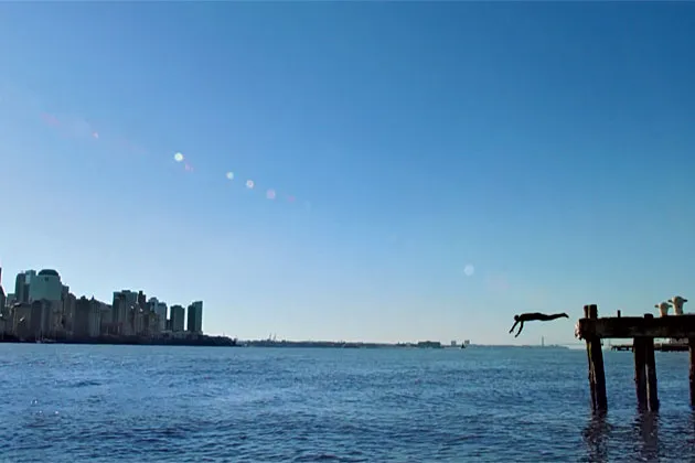 An ex-Marine, Steven Fulop jumped into the icy Hudson for a campaign ad and swam from Jersey City to Manhattan, and back