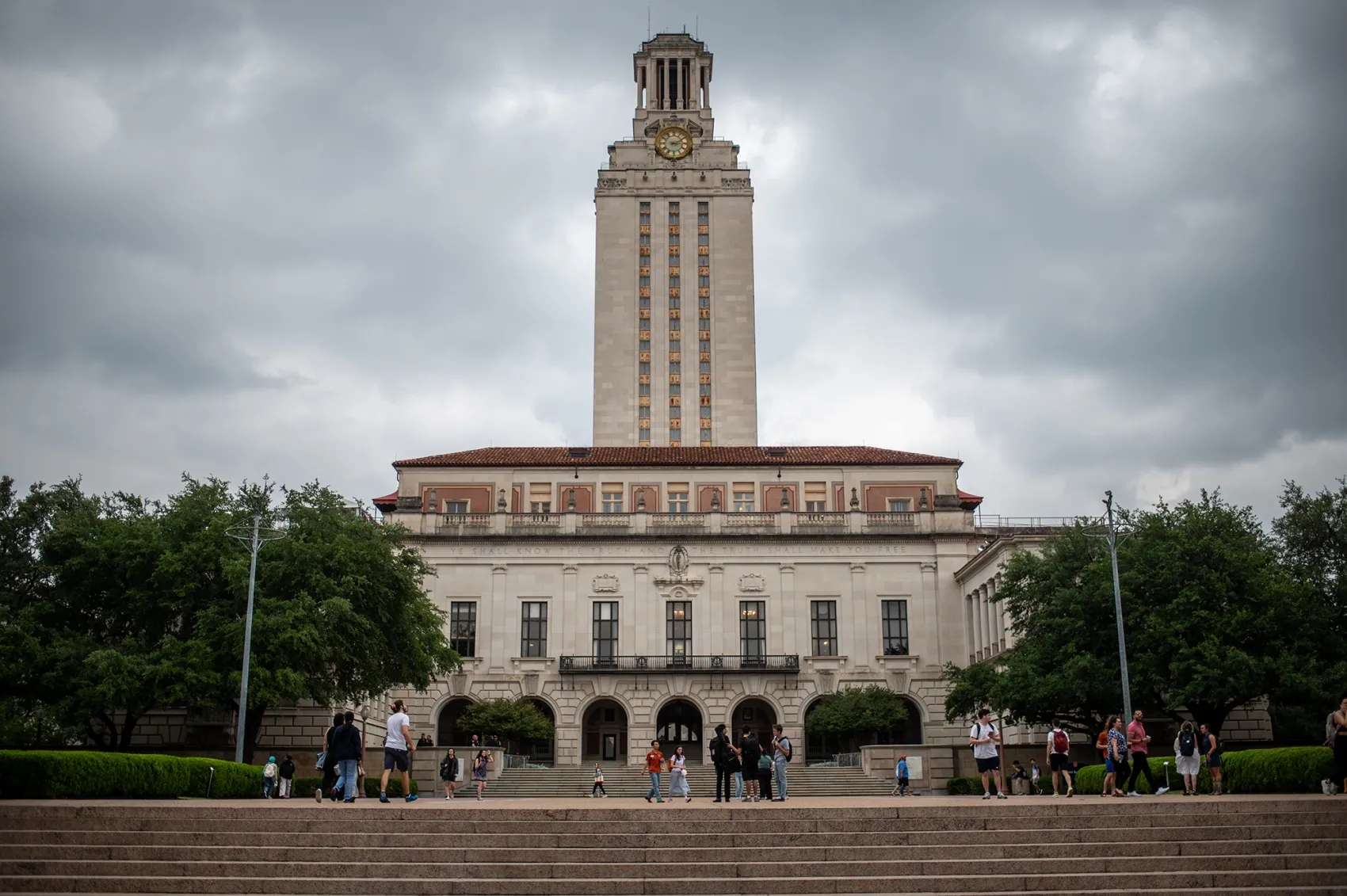 The tower at the University of Texas in Austin.