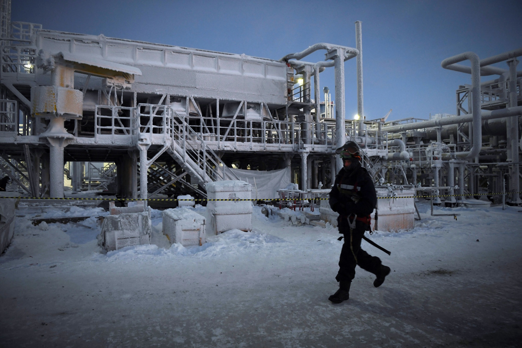 The resource base for the Arctic LNG 2 project, in the Gydan Peninsula&nbsp;in the Arctic circle.