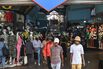 Shoppers in central Johannesburg