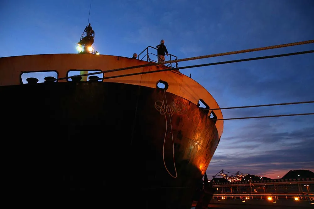 An Australian bulk carrier.