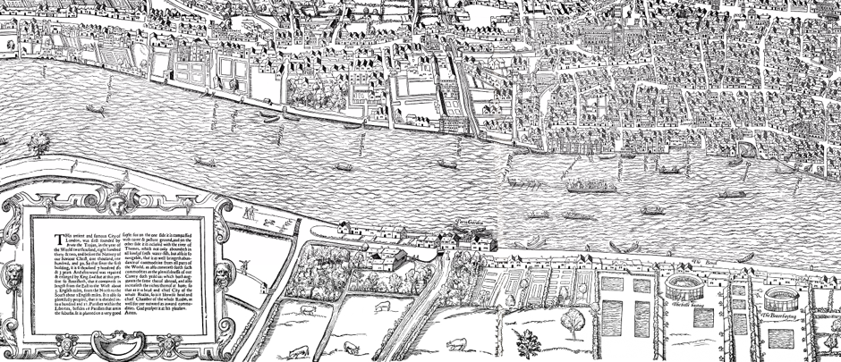 An interactive mapping projects makes the details from this 1561 map of London come alive. 
