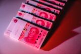 Chinese Yuan Banknotes As China Rolls Over Policy Loans With Party Congress Underway