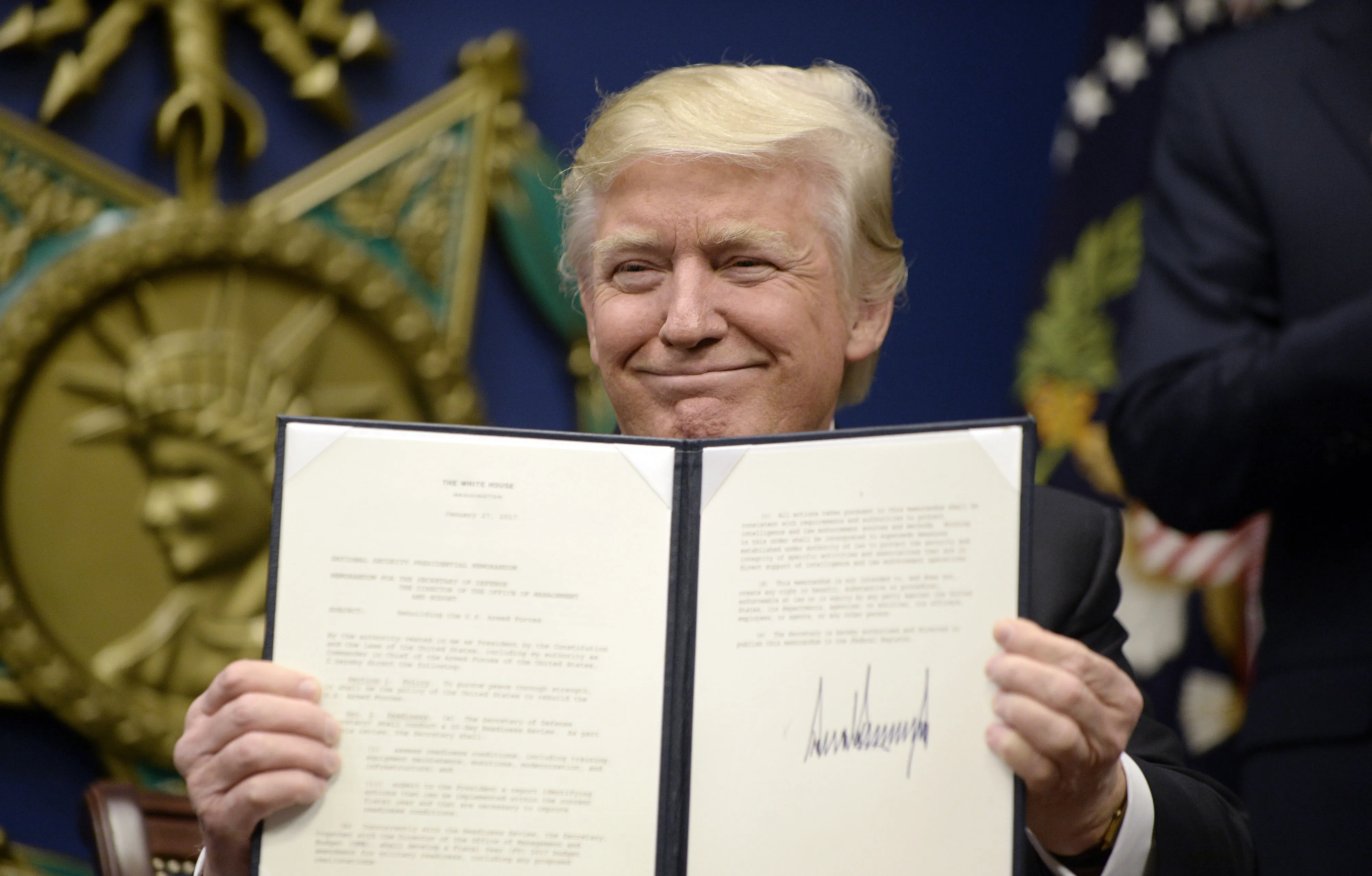 Don't get too excited, Mr. President.

