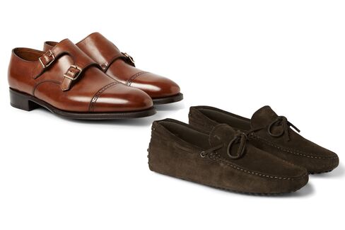 Remember, brown and no laces are the rules of the game.