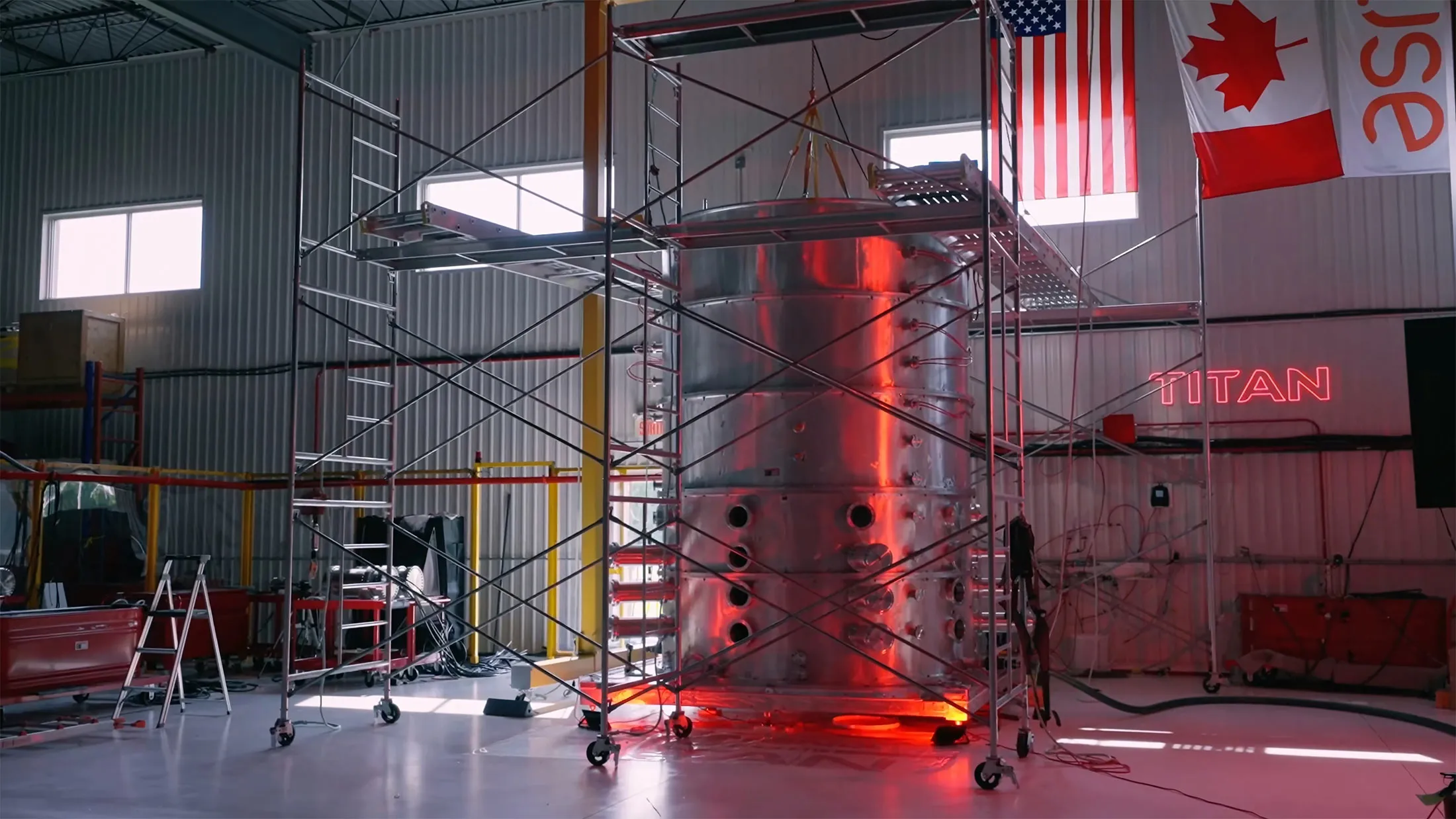 The startup fuse is building machines to test the effects of nuclear radiation.