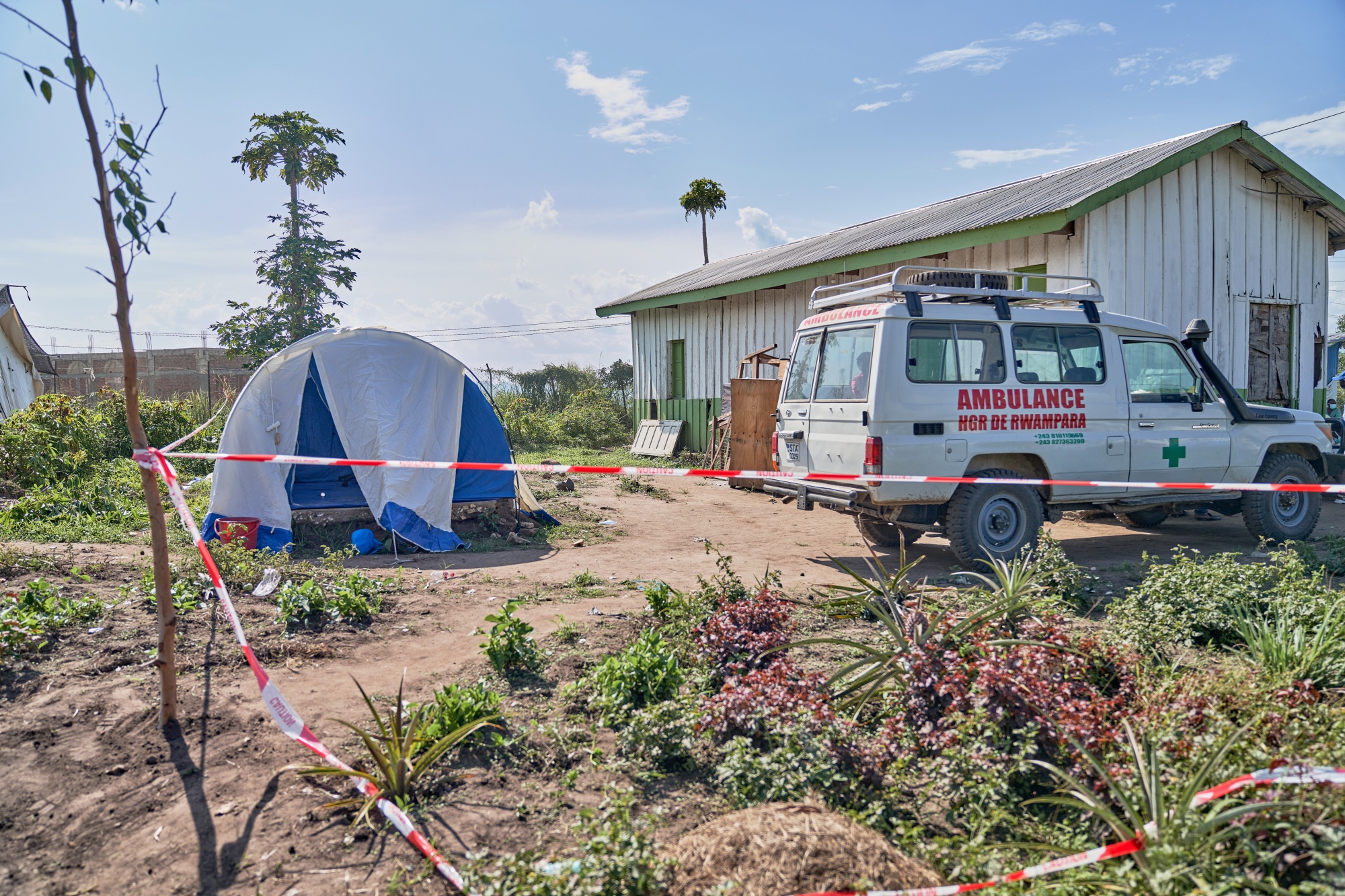 An Ebola treatment center in Bunia, Democratic Republic of Congo, on May 19.
