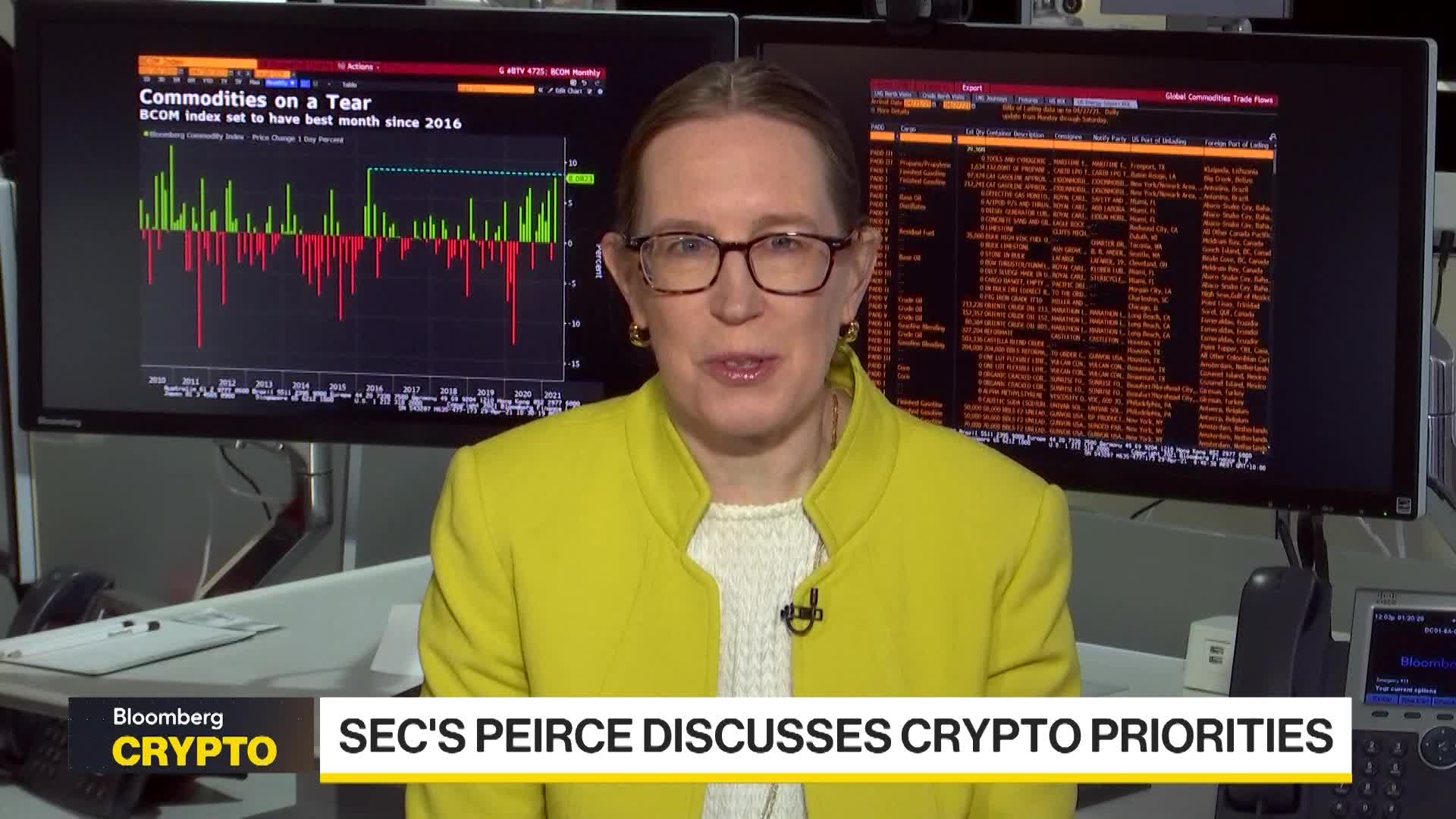 SEC’s Peirce on Crypto Bill, Regulation and Tokenization