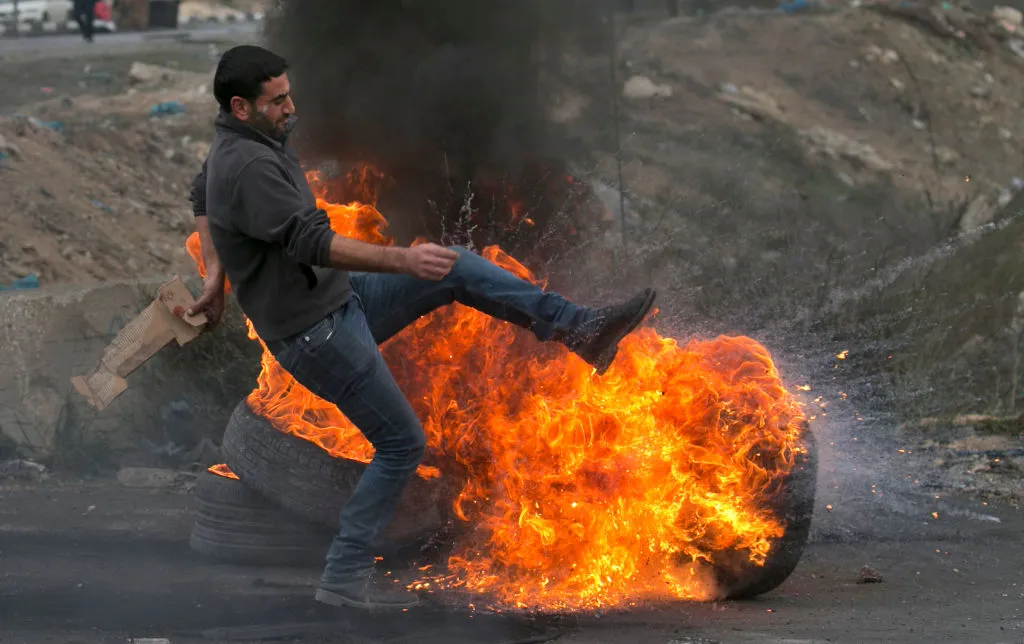 Burning tires never solved anything.

