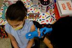 Miami-Dade County Mayor And Superintendent of Schools Visits Elementary School Vaccination Site