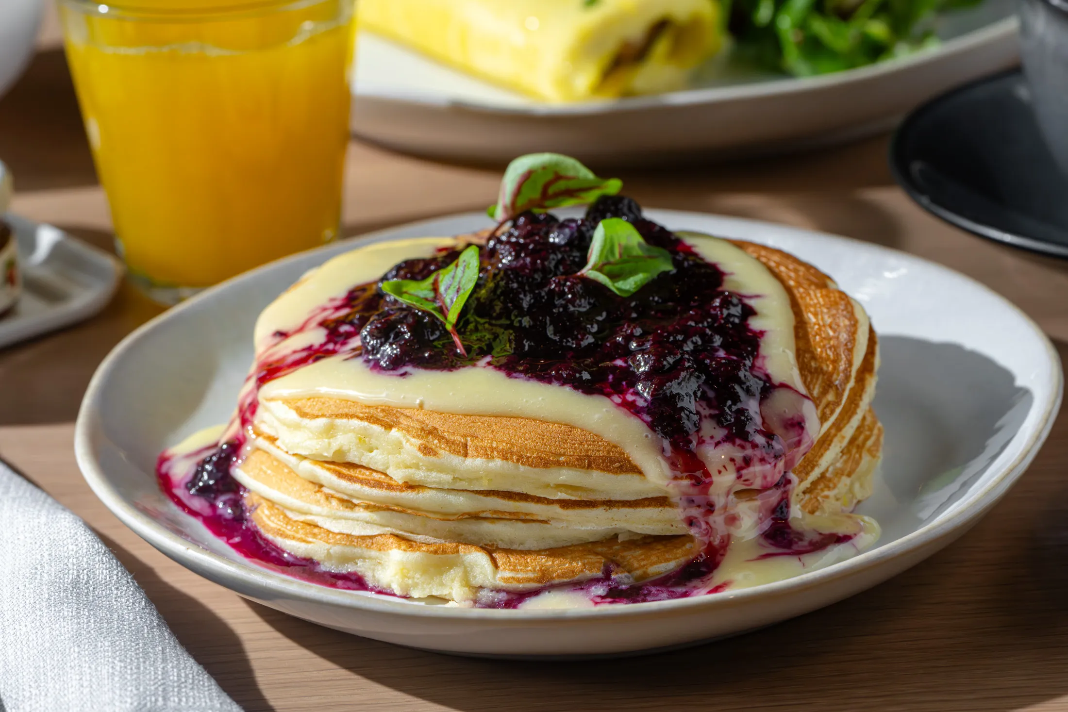 Blueberry pancakes with lemon curd will be on the menu at the forthcoming B&amp;L Diner.