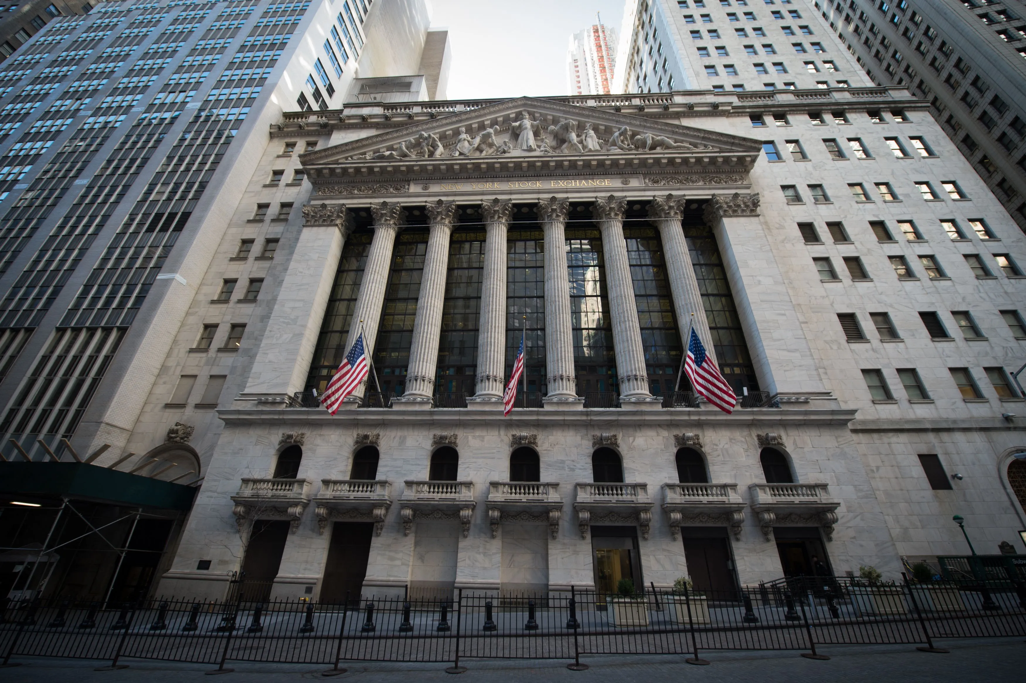 The New York Stock Exchange.