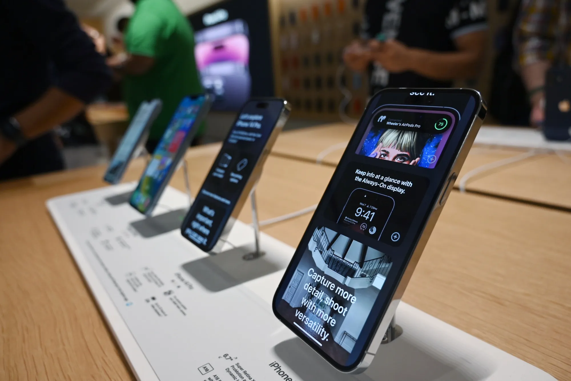The iPhone 14 Pro line.