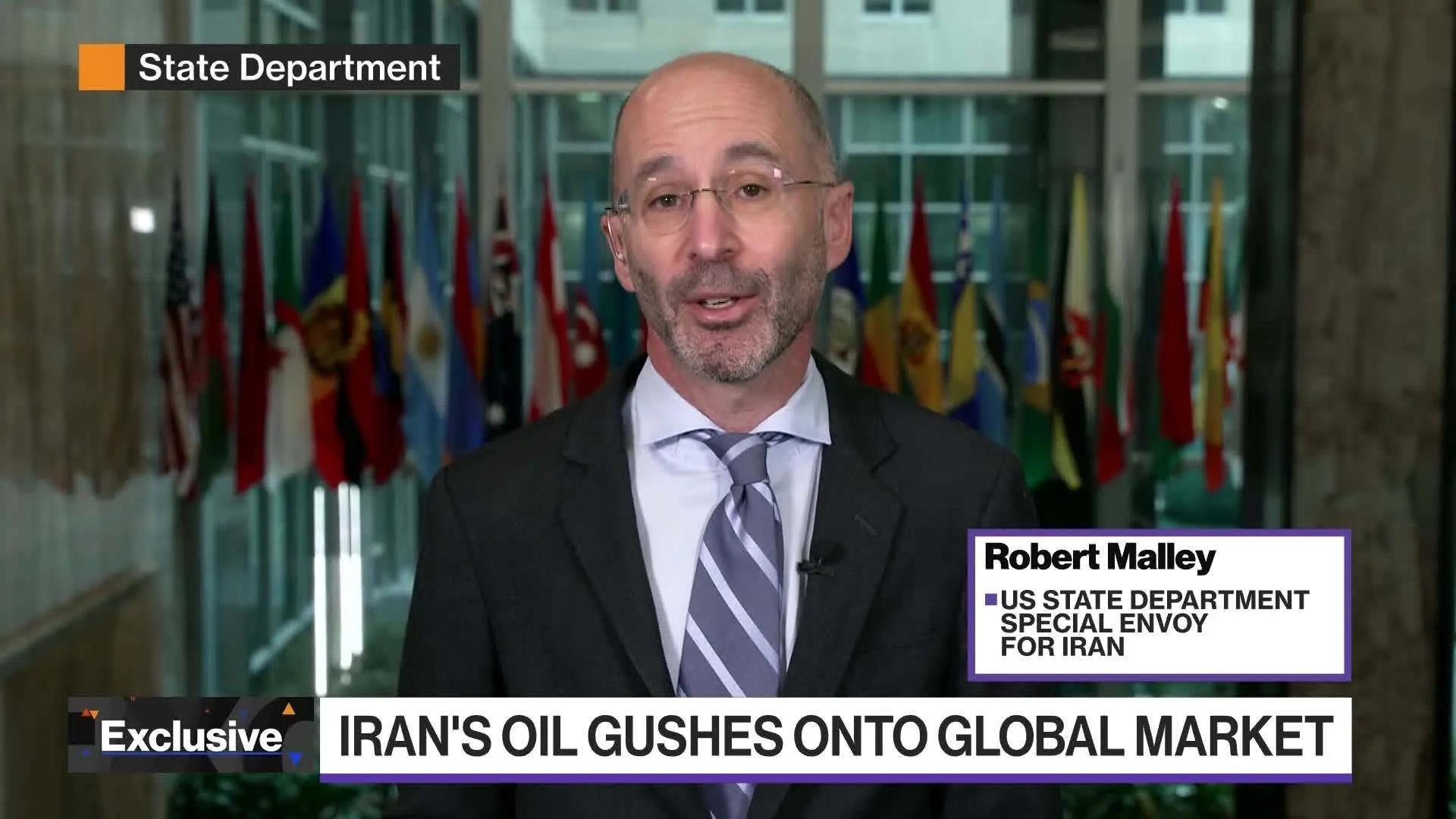 Watch Malley on Iran Oil Exports, Nuclear Talks - Bloomberg