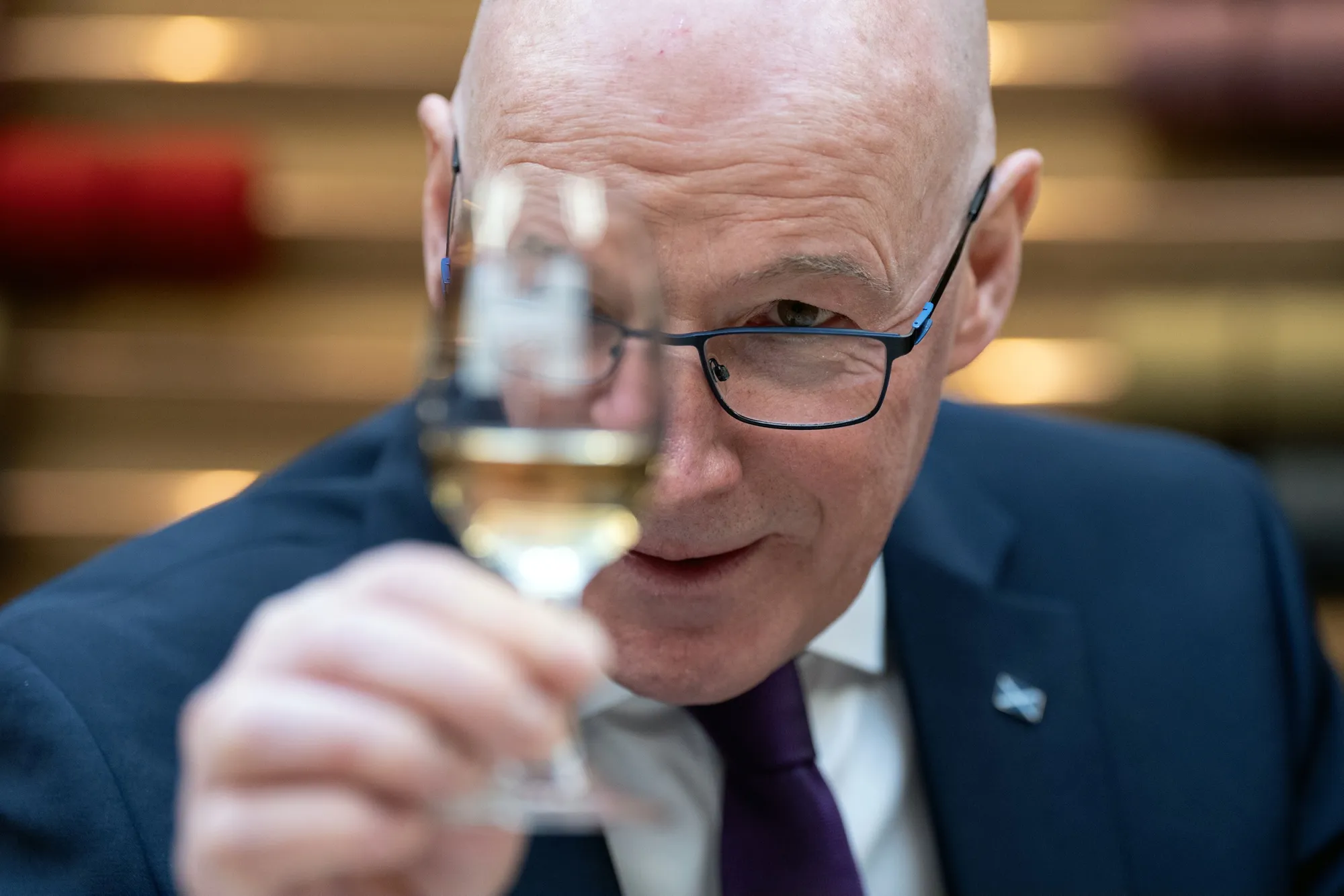 SNP Leader John Swinney visits&nbsp;the Isle of Harris Distillery&nbsp;in the Outer Hebrides&nbsp;on&nbsp;April 9.&nbsp;