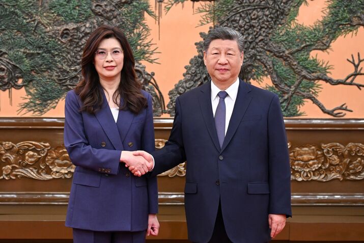 Cheng Li-wun and Xi Jinping