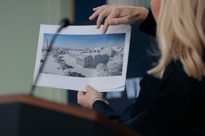 Press Secretary Karoline Leavitt Holds Media Briefing At The White House