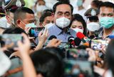 Thailand's Prime Minister Prayuth Chan O-Cha speaks to media