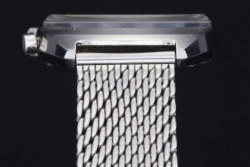 The bracelet might not be original, but it's a perfect complement to the shape and style of the watch.