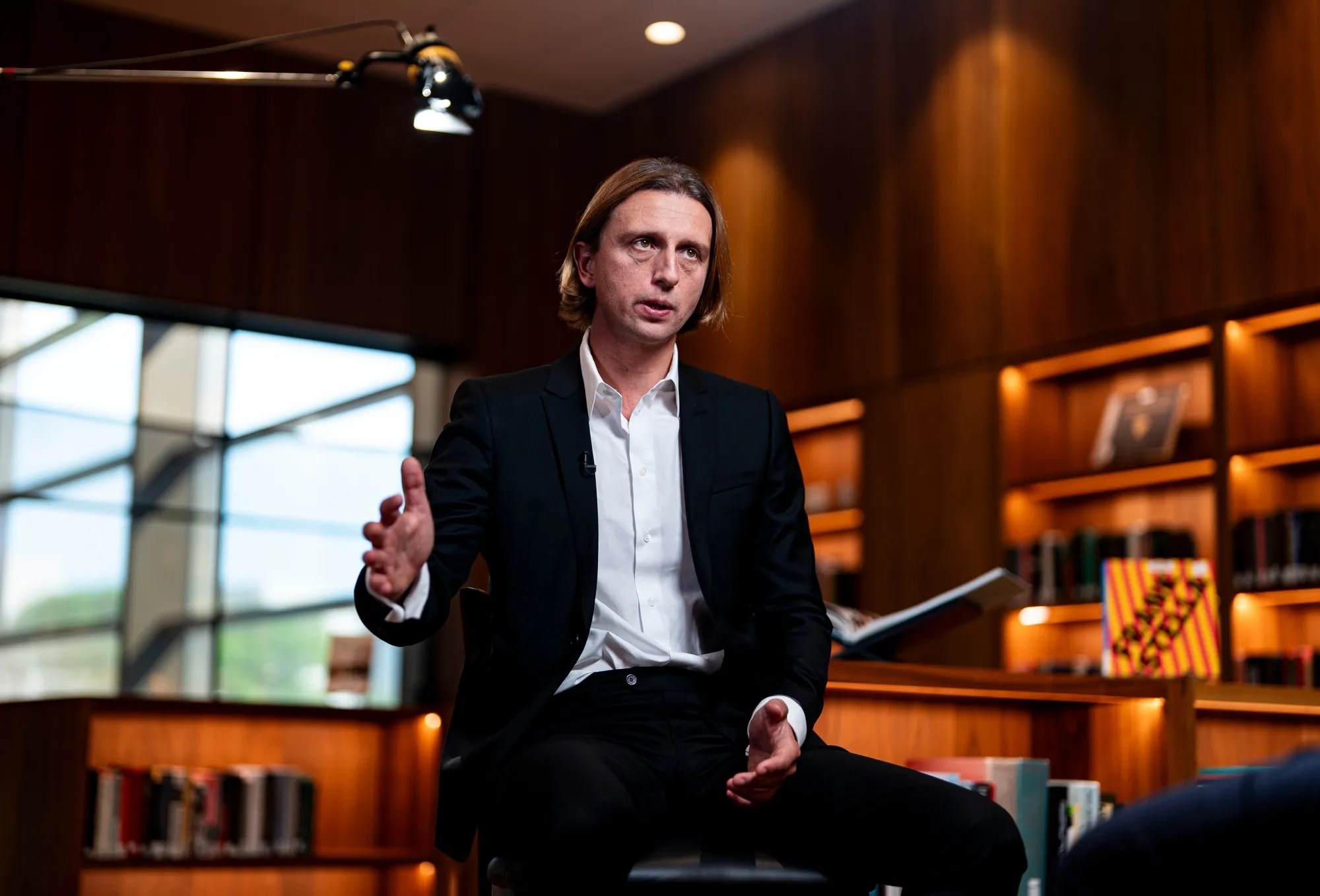 Nikolay Storonsky during an interview in Washington, DC, on April 14.