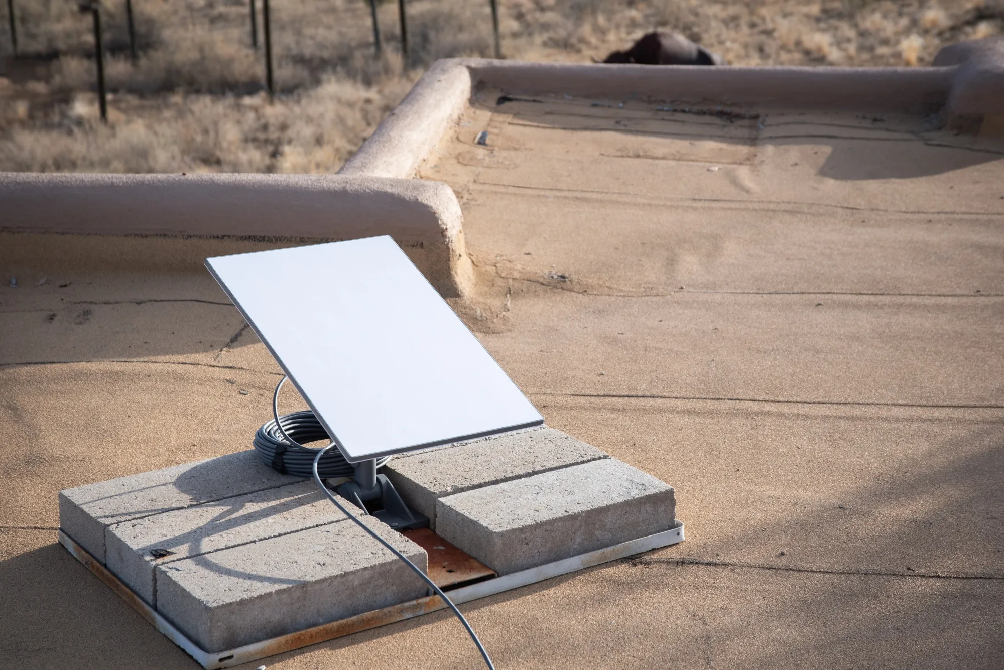 A Starlink satellite terminal.