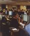In 2007, at her desk at Goldman after a long night.
