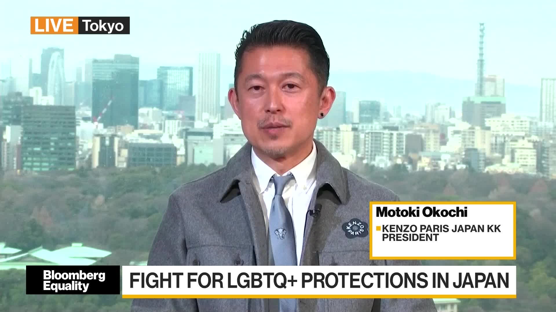 Japan Goldman S Sex Xveiods - Watch Kenzo Paris Japan's Okochi on LGBTQ Equality in Japan - Bloomberg