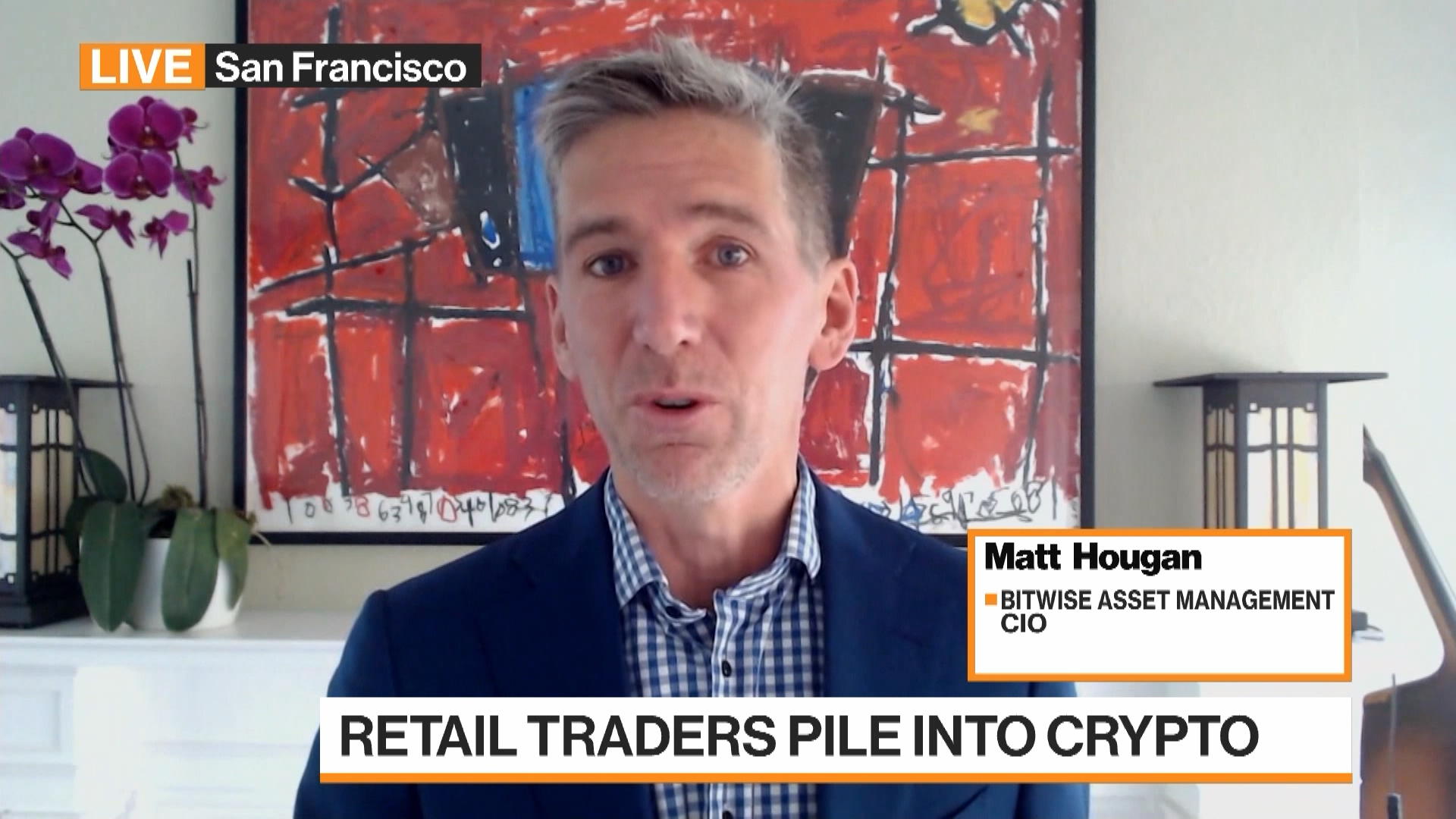 Watch Bitwise CIO on Crypto Demand Amongst Retail Traders - Bloomberg