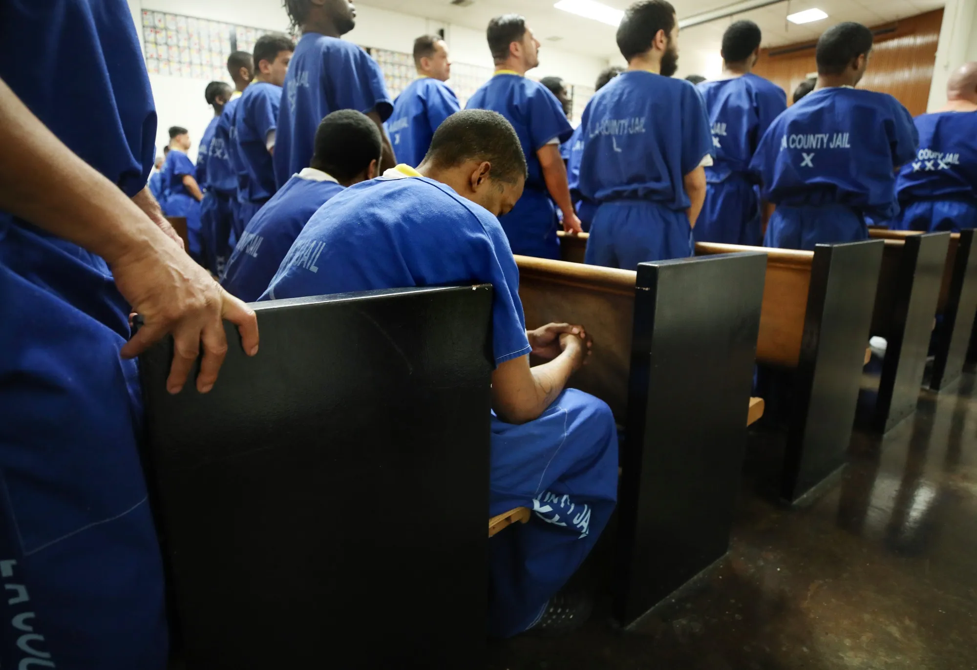 Prisoners in California.