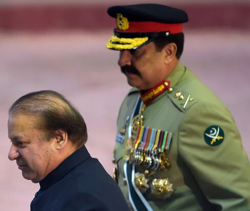 Nawaz Sharif and Raheel Sharif