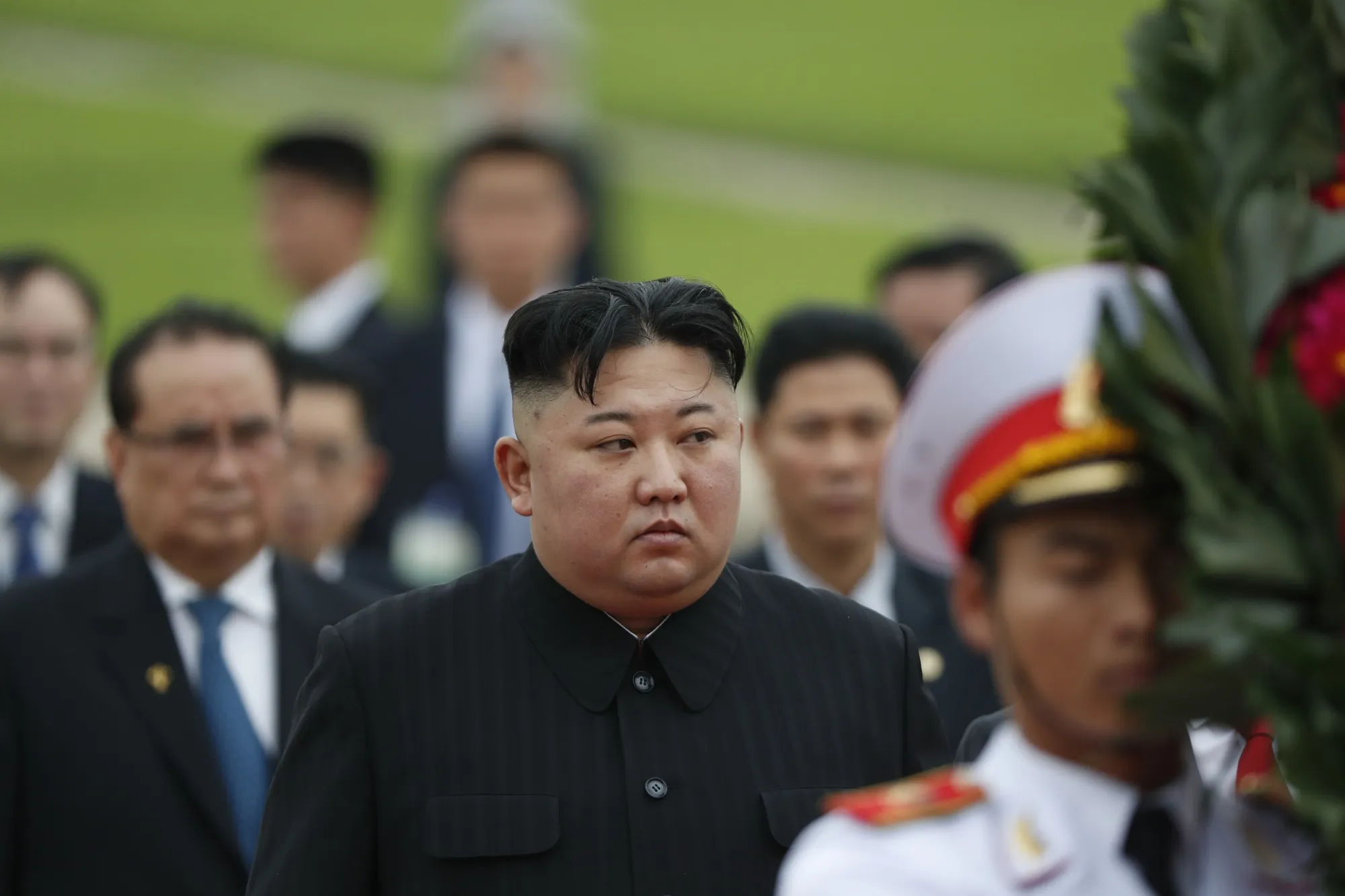 Kim Jong Un in Hanoi on March.