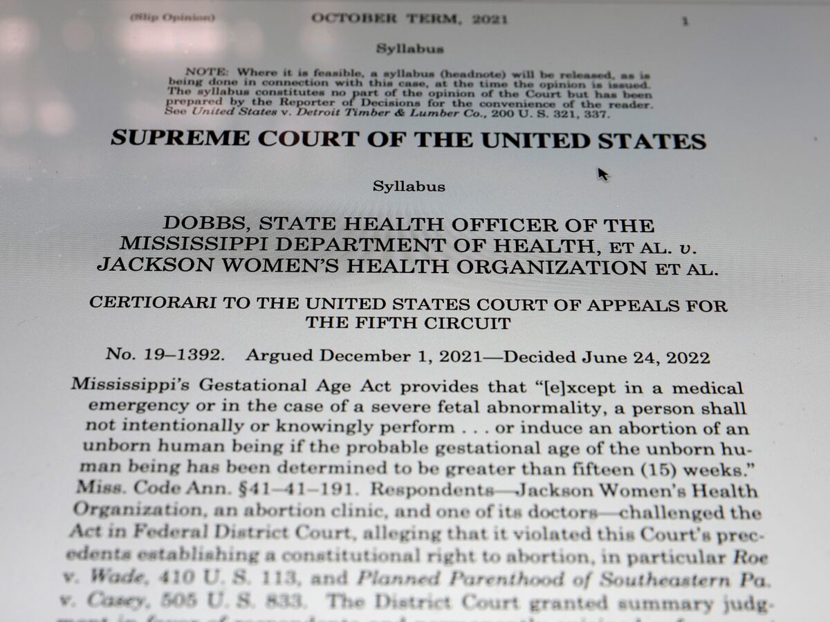 Supreme Court Abortion Ruling In Dobbs Is Institutional Suicide