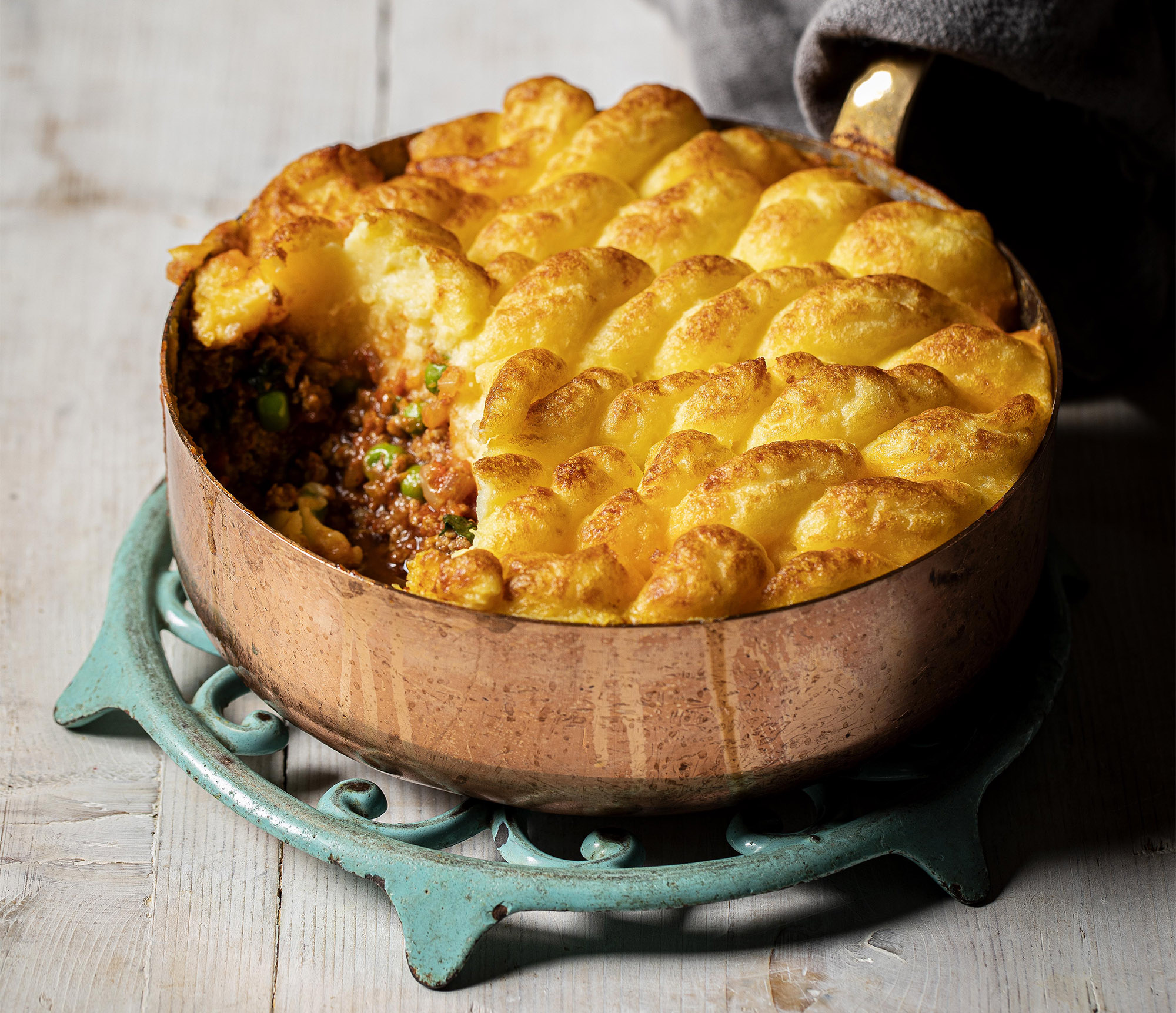 Keema-Spiced Cottage Pie as made by Calum Franklin.