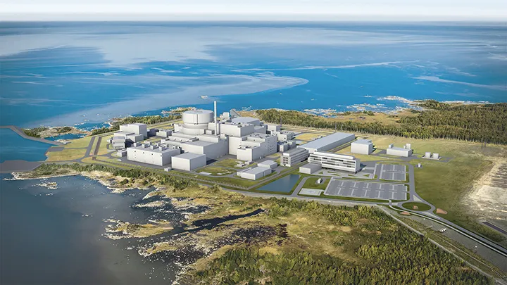 Illustration showing the Hanhikivi-1&nbsp;power-plant project.