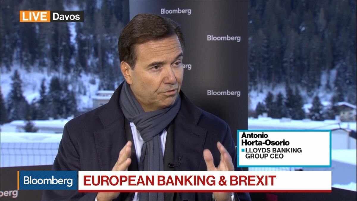 Davos Lloyds Ceo Antonio Horta Osorio On Brexit Digital