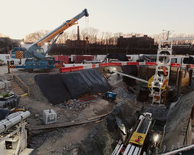 Boring plans to launch its tunneling machine from this construction site in downtown Nashville.