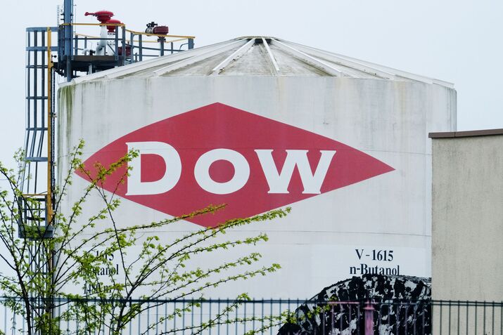 Dow branding. 