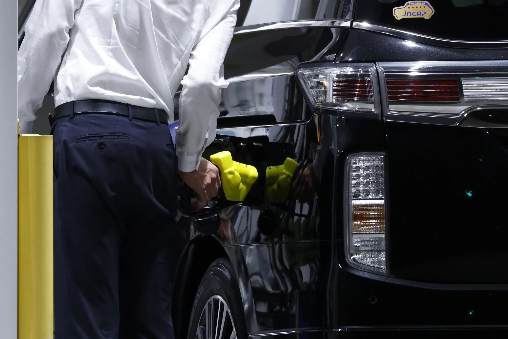 A gas station in Tokyo.