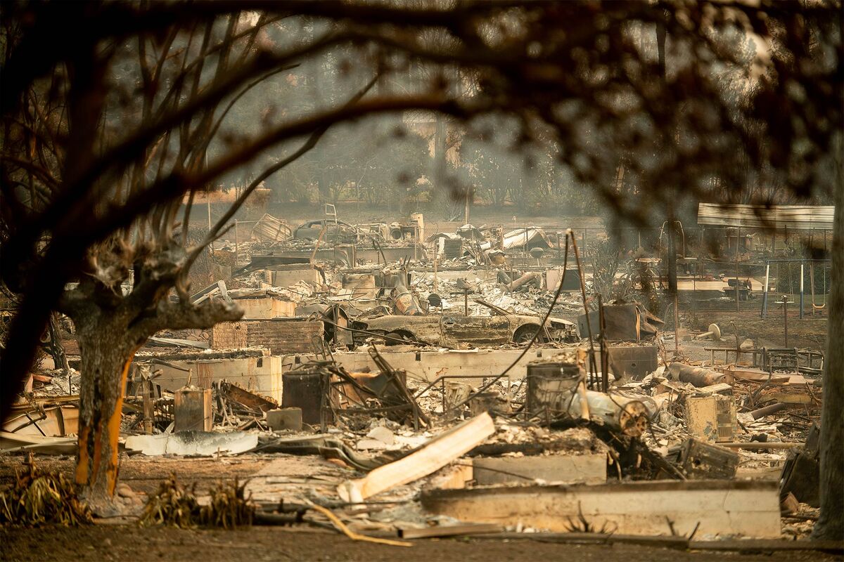 AIG, Chubb Dispatch Wildfire Crews as California Blazes Spread - Bloomberg