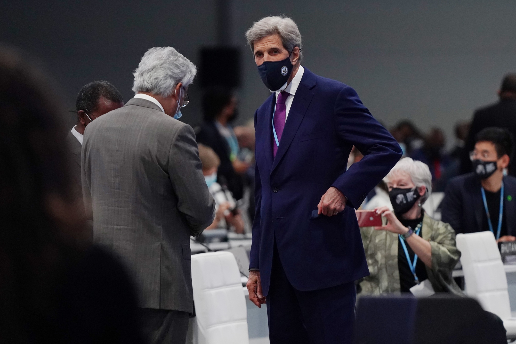 John Kerry at COP26 in Glasgow, U.K., on Nov. 8.