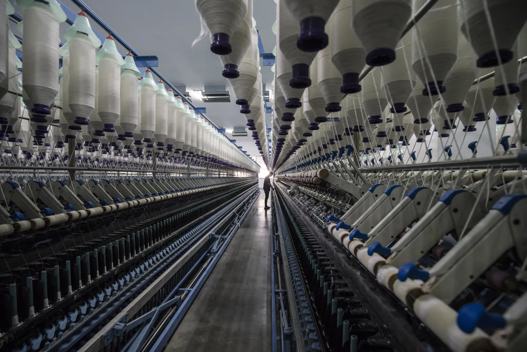Inside a Textile Factory As China's Factories Roll on, Upending New Year’s Spending Patterns