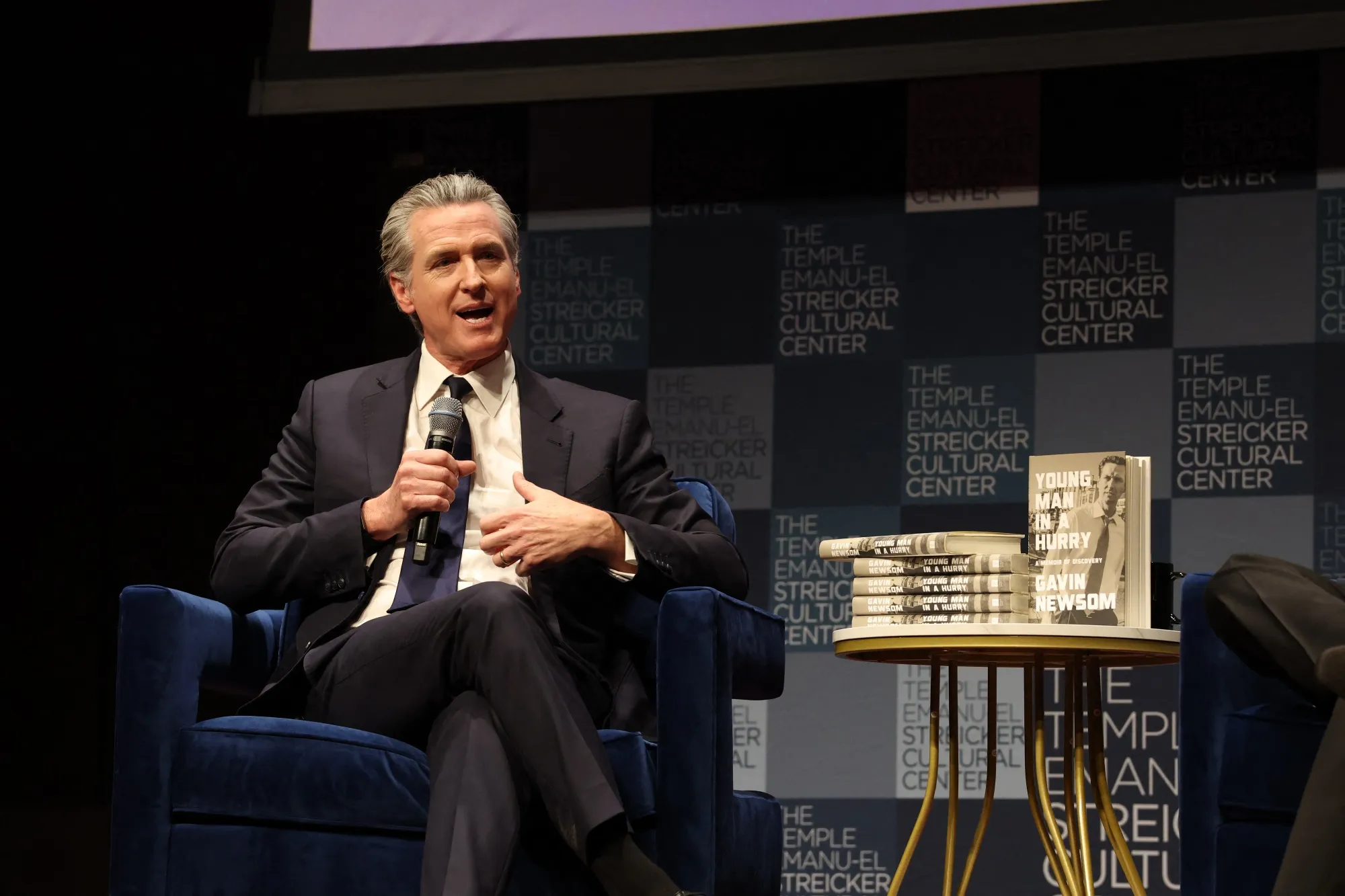 A book tour that started with a bang.