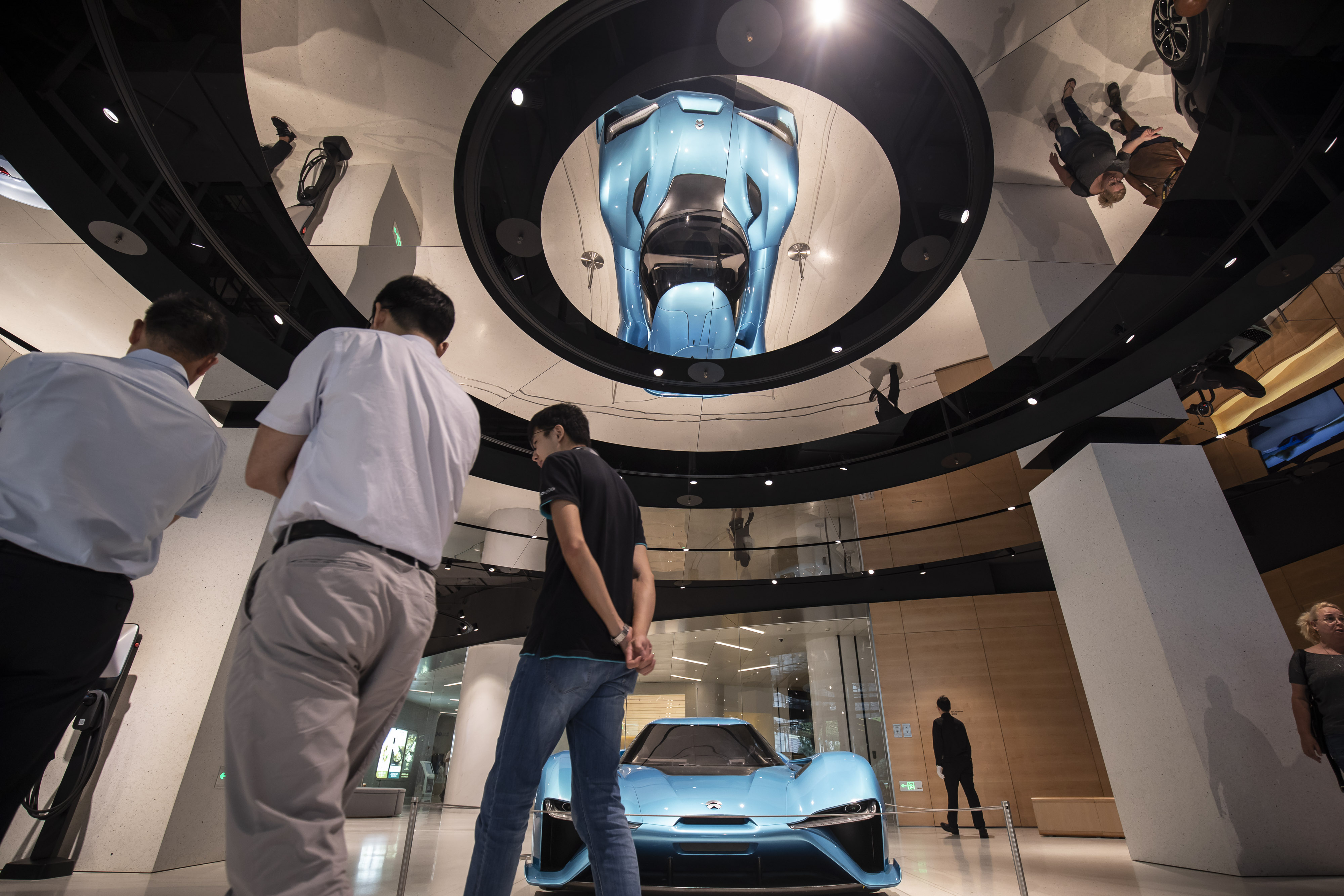 Inside Chinese Electric-Car Maker NIO Inc.'s Shanghai Showroom