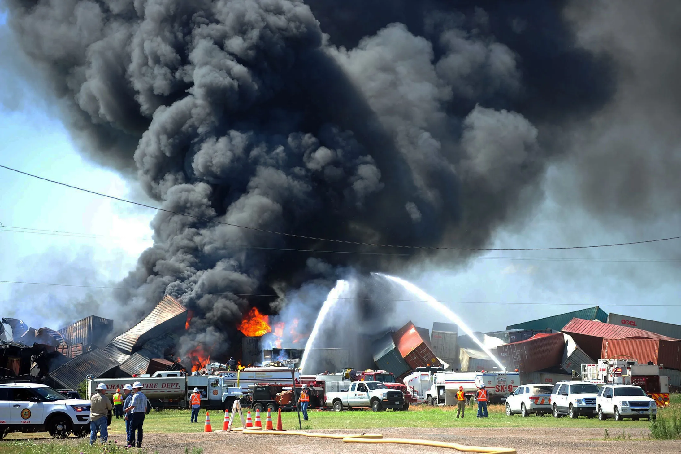 There were two crew members in each of the cabs of BNSF Railway Co. trains that collided in Texas on Tuesday. Of the four employees, one was injured, two were killed and one is missing.
