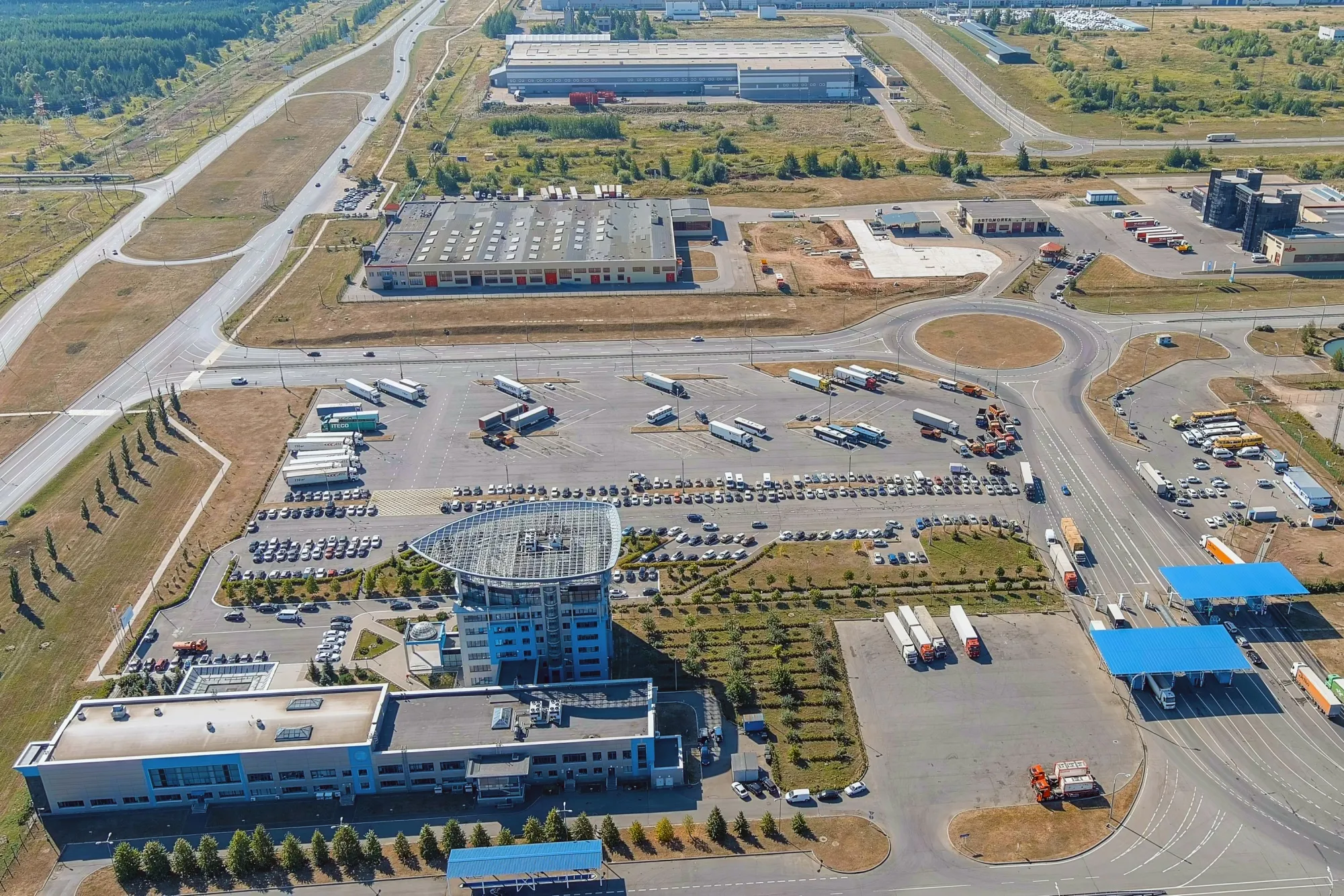 An aerial view of the Alabuga Special Economic Zone in 2022.