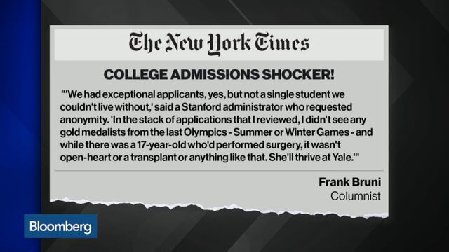 College Admissions Shocker >> College Admission Great Grades What Else Have You Done Bloomberg College Admissions Shocker >> College Admission Great Grades What Else Have You Done Bloomberg